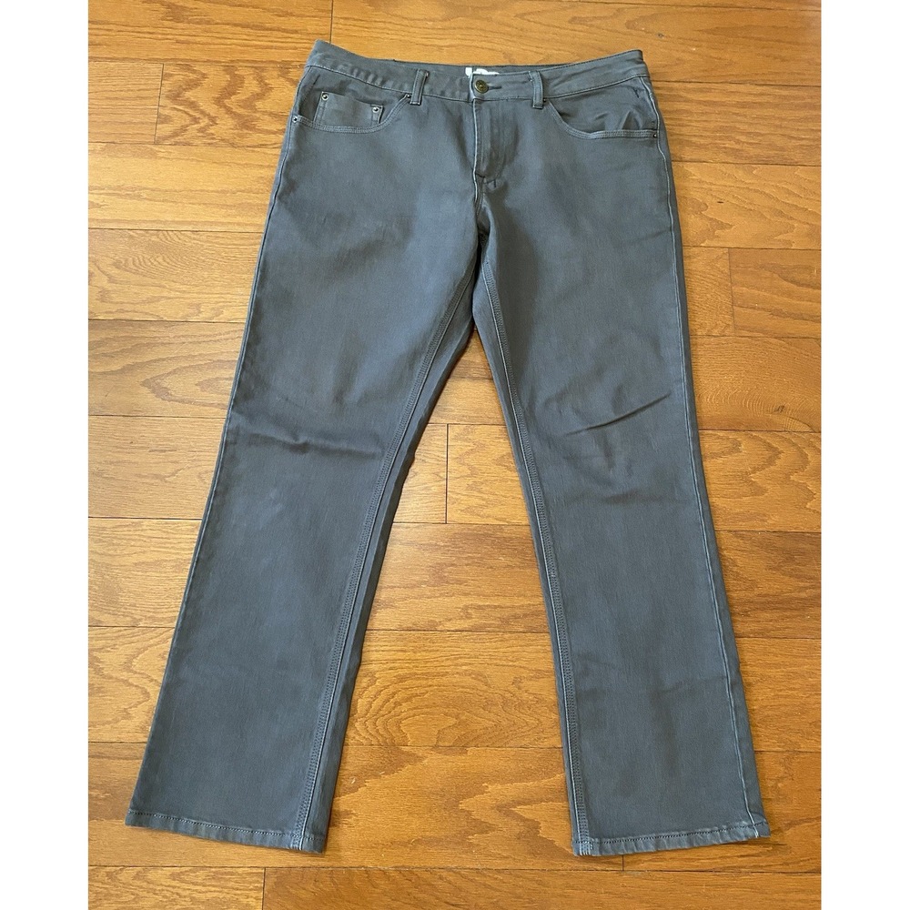 bulletprufe black mountain n.c. Mens 34x32 Gray Pants Denim Jeans